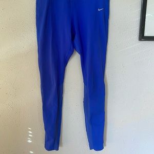 NIKE DRI FIT Running Leggings - Cobalt Blue
